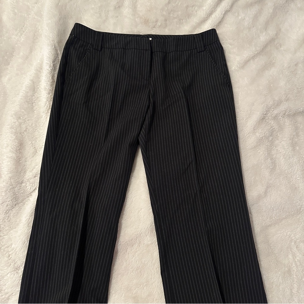 New York & Company Black Striped Pants